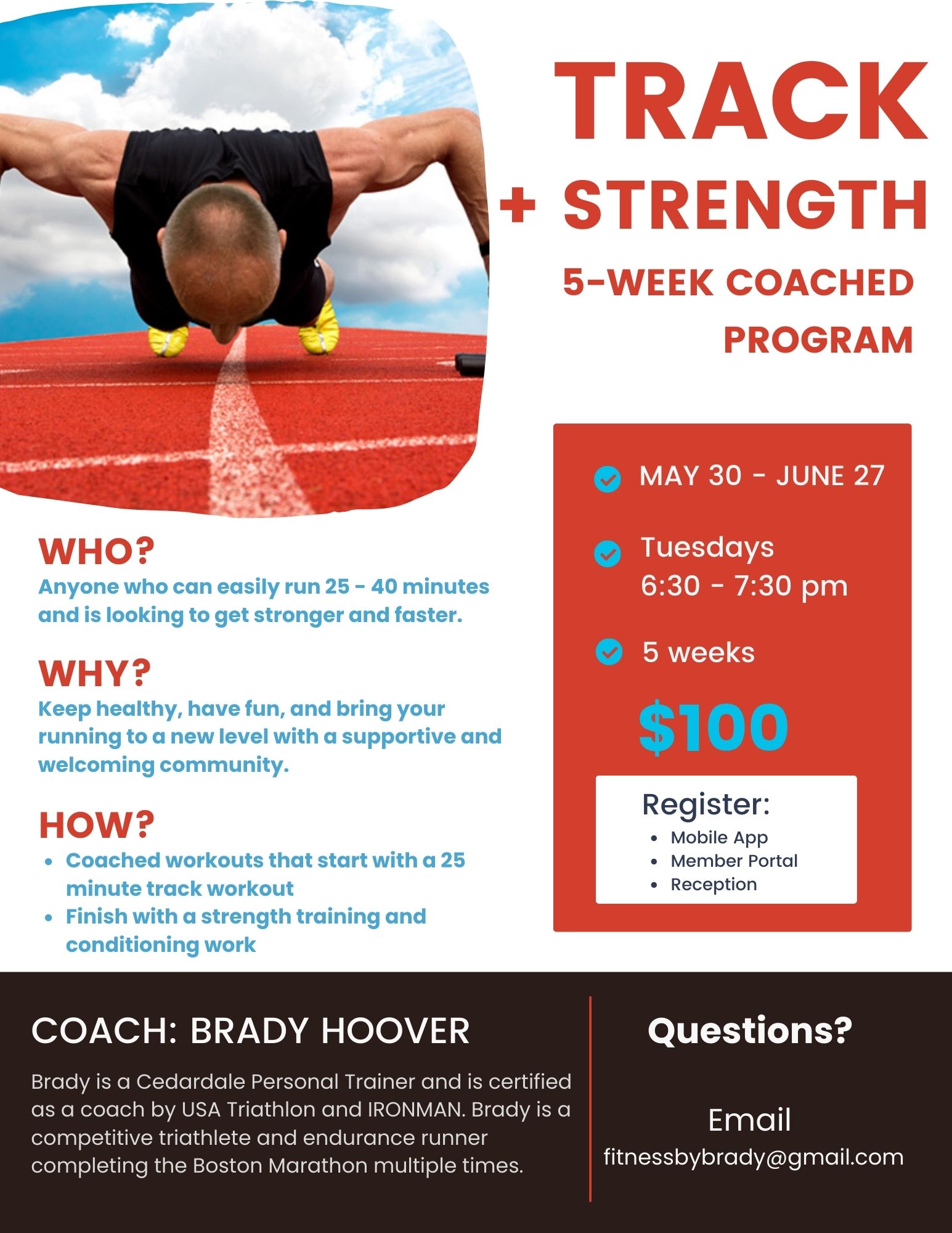 Cedardale Health Fitness Track Strength Program