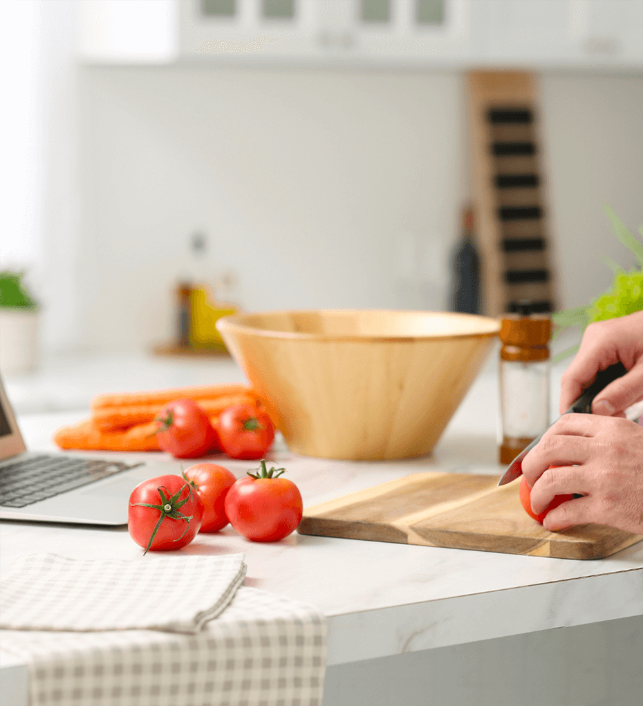 cooking vegetables